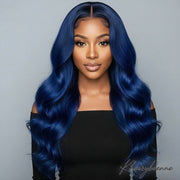 Perruque Body Wave / Lisse cheveux synthétique avec dentelle frontale  18 -26 pouces