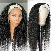 Perruque Afro pour Femmes Noires - Bandeau en Cheveux Naturels Bouclés