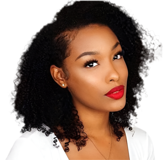 Perruques Bouclées Afro Kinky Courtes pour Femmes - Cheveux Humains Noirs