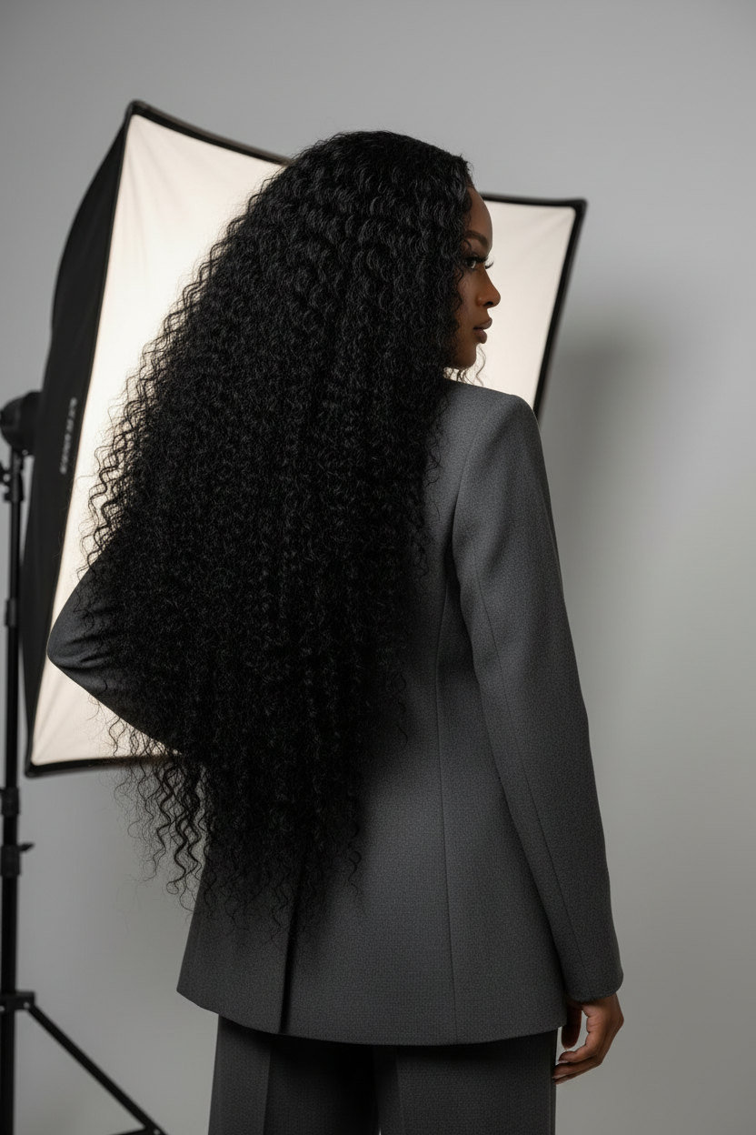 Perruque Deep Wave 100%cheveux bresiliens naturels 200 %Densité  avec sa closure 6x4 5x5 et dentelle frontale sans colle  du 16 au 38 pouces