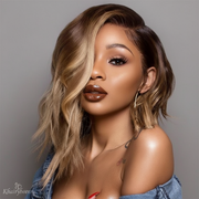 Perruque Body Wave Blond -Miel synthetique